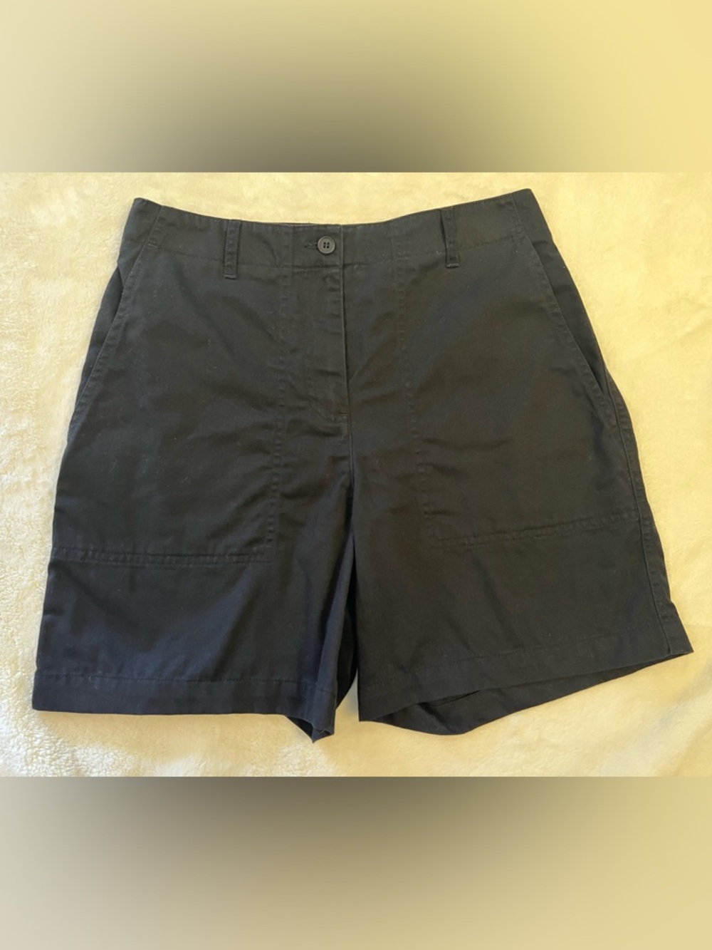 Jones New York Sport Black Cotton Utility Shorts - Women’s Size 4 - High Rise